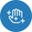 hand sanitizing icon