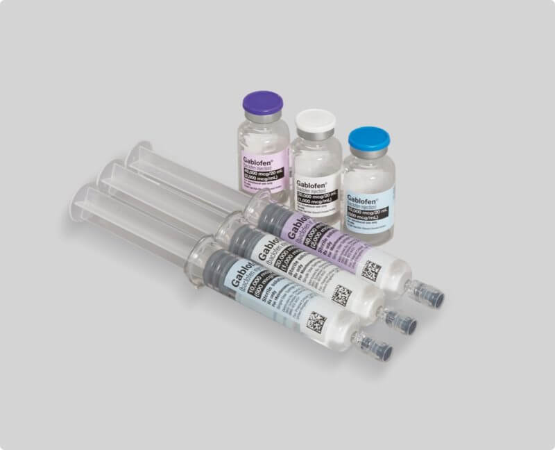 Prefilled Gablofen Syringes and Vials